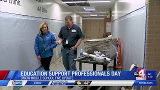 Education Support Professionals Day: An Update on the Union Middle Fire