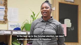 YWCA Voices of Child Care - Shushauna from Hamilton