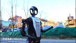 乐聚机器人夸父人形机器人户外长距离跑步测试！Leju Robotics KuaFu Humanoid Robot Outdoor Long Run Test