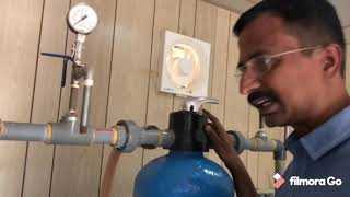 Sand filter service / Backwash / Rinse Mode explanation - RO system process overview