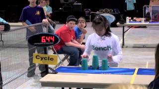 Sport Stacking Cycle World Overall Record Female : 6.44 - Jackie Huang