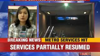 Power failure hits metro services