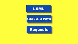 Web Scraping 101 with Python3 using REQUESTS, LXML & SPLASH - learn Web Scraping