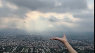 埔里虎頭山觀景台 巧遇 天使光 🤣