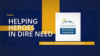 The Homes for Heroes Foundation Presents a $5,000 Grant to the Canyons Education Foundation