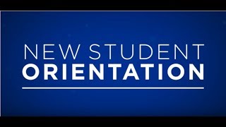 New Student Orientation Video 2017