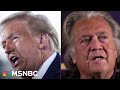 ‘Authoritarian’: Steve Bannon threatens his enemies with Trump’s power