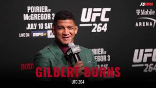 Gilbert Burns full UFC 264 media day interview