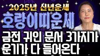 🌟2025년 신년운세 호랑이띠운세🌟 25년 금전,귀인,문서운 확! 들어온다! 호랑이띠운세 /50년생 62년생 74년생 86년생 98년생 호랑이띠운세