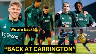 Hojlund,Maguire,Martinez,Shaw,Mount,Mainoo | Man United training & injury update