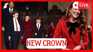 ROYAL FAMILY IN SHOCK! PRINCESS KATE WEARS NEW CROWN AS SHE RETURNS TO PUBLIC LIFE