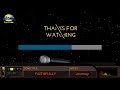 faithfully journey hd karaoke