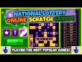 🎊 Playing Most Popular Online National Lottery Scratch Card! 🎉 #scratchcards #nationallottery