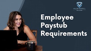 What's Required On An Employee's Paystub?