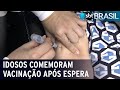 Covid-19: vacinação de idosos acima de 80 anos começa em metade das capitais | SBT Brasil (27/02/21)