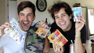 SCHOOL LUNCH MUKBANG with David and Jonah!