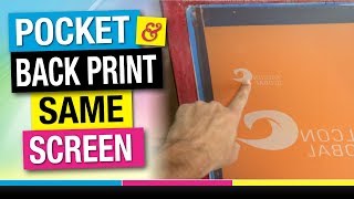 How to Combine a Pocket and Back Print on the Same Screen