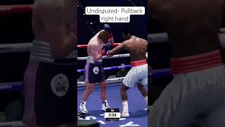 Undisputed- Pullback right hand ! #undisputedboxinggame #undisputed #gaming #boxing #ps5