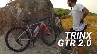 He got the Trinx GTR 2.0 Gravel Bike