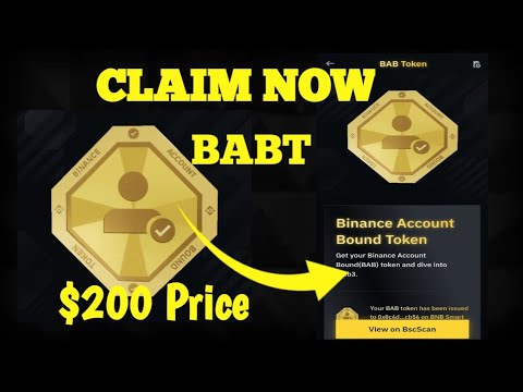 How To Claim Binance Account Bound Token (BABT) || BAB BnB Chain ...