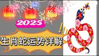 2025 生肖蛇（属蛇人)运势详解