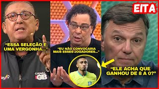 🚨 COMENTARISTAS DETONAM A SELEÇÃO BRASILEIRA