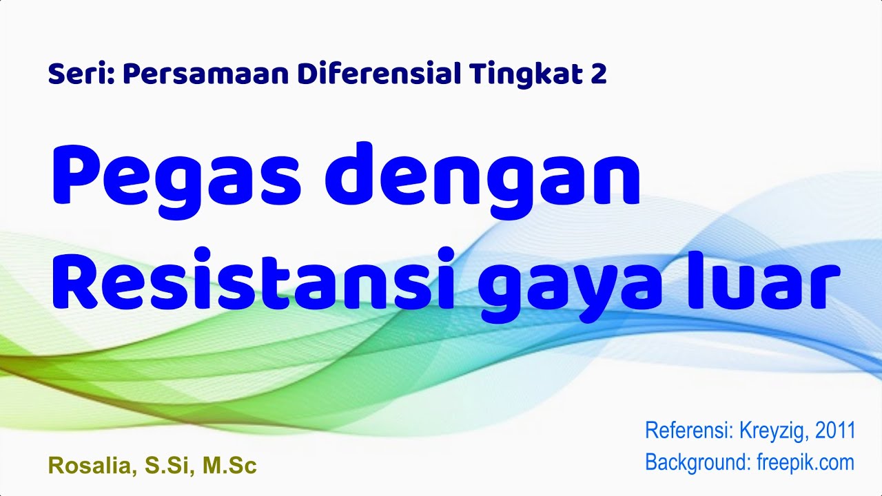 Pegas Dengan Peredaman Dan Resistensi Gaya Luar - YouTube