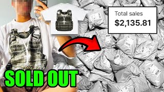 I SOLD OUT MY CLOTHING BRAND DROP IN LESS THAN 1 HOUR