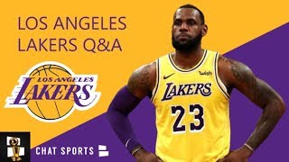 Lakers Roster, Carmelo Anthony Update, Starting Lineup, Kyle Kuzma Role & NBA Title Hopes | Mailbag