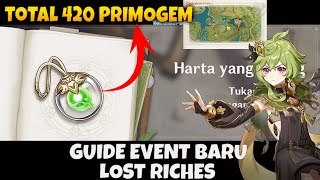 Gratis Pet Terbaru & 420 Primogems - Guide Event "Lost Riches" Genshin Impact v3.0
