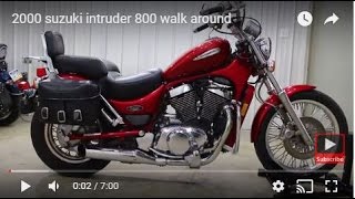 2000 suzuki intruder 800 walk around