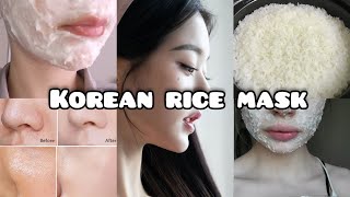 Korean Rice Mask | The Bright Face Secret You Need ?