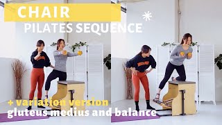 필라테스 체어 15분 시퀀스ㅣ체어 옆에서 쓰기! 난이도 조절까지 /To use a pilates chair sideways/ variety of difficulty levels