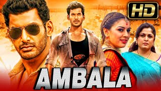Ambala (HD) - Vishal Action Superhit Hindi Dubbed Movie l Hansika Motwani, Santhanam