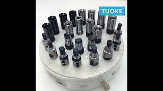 TUOKE Woodworking row drilling rig quick joint drill sleeve sleeve base word Part Two