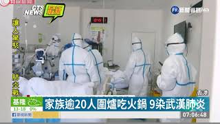 武漢肺炎氣溶膠傳染? 醫師:機率低 | 華視新聞 20200210