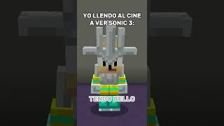 Yo Llendo A Ver Sonic 3 | #sonicthehedgehog #minecraft #humor #shorts