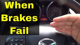How To Stop A Car When Brakes Fail-Driving Lesson