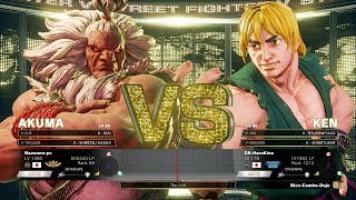 SFV Champion Edition🔥 Naooonn (Akuma) Vs (DR-HaruKino Ken) 🔥 Online Match's 01-12-2023