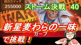 【サウスト】強くなった麦わらの一味（マルコもいるよ！）でストーム決戦40に挑戦！（ワンピースサウザンドストーム実況プレイ）