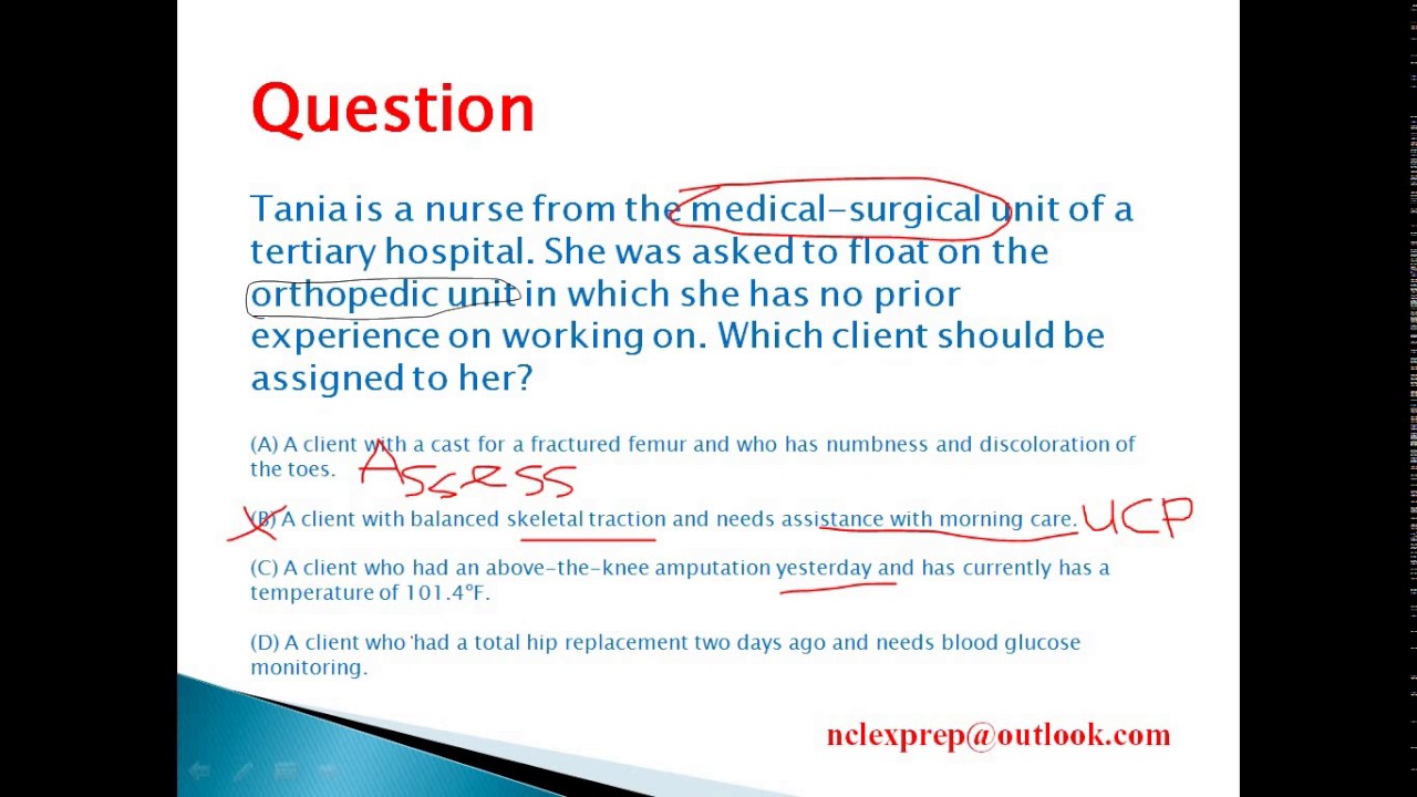 Nursing Prioritization, Delegation And Assignment NCLEX Question - YouTube