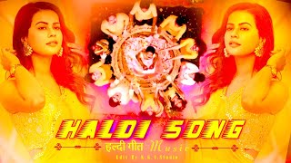 Haldi Ceremony With  Drone !! Haldi Songs !! हल्दी गीत  Dulhan ki haldi  Moments kgnstudio