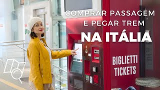 [PASSO A PASSO] COMO COMPRAR PASSAGEM DE TREM NAS MÁQUINAS AUTOMÁTICAS E COMO PEGAR O TREM NA ITÁLIA