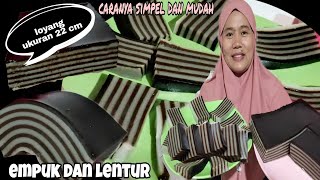 cara  bikin lapis coklat moka tepung tapioka ||ukuran loyang 22cm || Mbak iti vlog