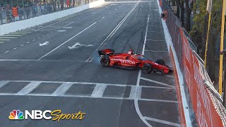 IndyCar rookie Benjamin Pedersen hits wall during GP of St. Petersburg practice | Motorsports on NBC