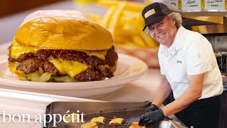 A Day Making NYC's Most Hyped Burgers at Hamburger America | On The Line | Bon Appétit