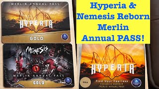 Hyperia Merlin Annual pass \u0026 Nemesis reborn Merlin Annual Pass