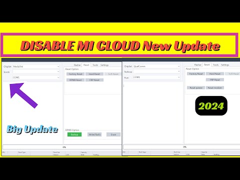 xiaomi mi cloud 2024 v108 | New MTK Qualcomm | Clear FRP New Operating System | MI Unlock Tool | bypass micloud