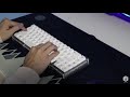 mw65 gateron milky yellows with black bottom housings lubed and filmed