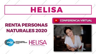 Conferencia Virtual: Renta Personas Naturales 2020